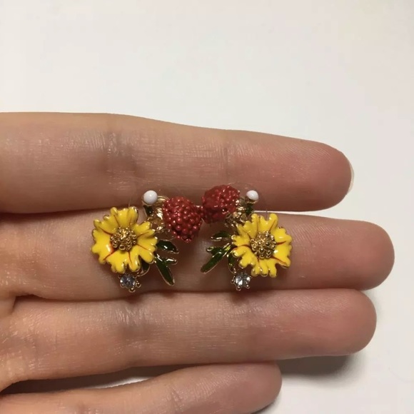 New trendy Enamel earring - Picture 5 of 5